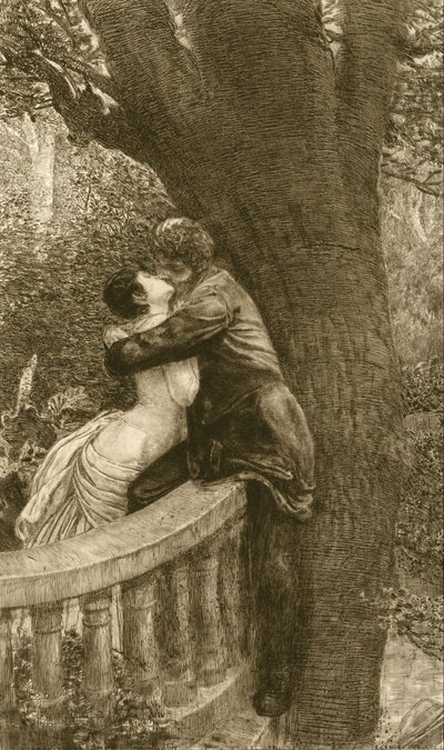 Kiss from the series A Love, Opus X by Max Klinger
